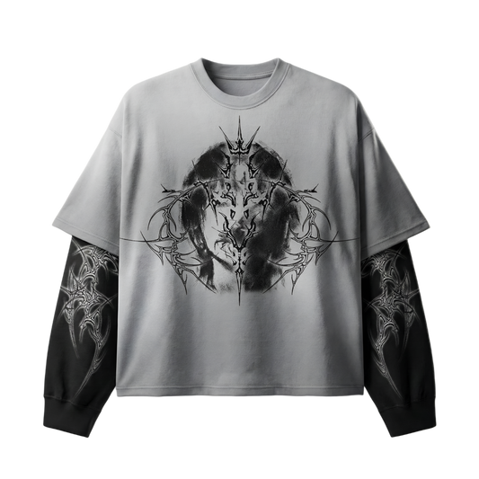 T Shirt Y2K Oversized Pattern Vintage Top