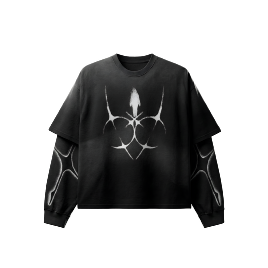 Aurx THUG CLUB Tribal Tree Sleeve long sleeve t-shirt